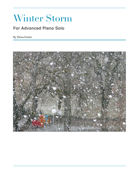 Winter Storm sheet music cover